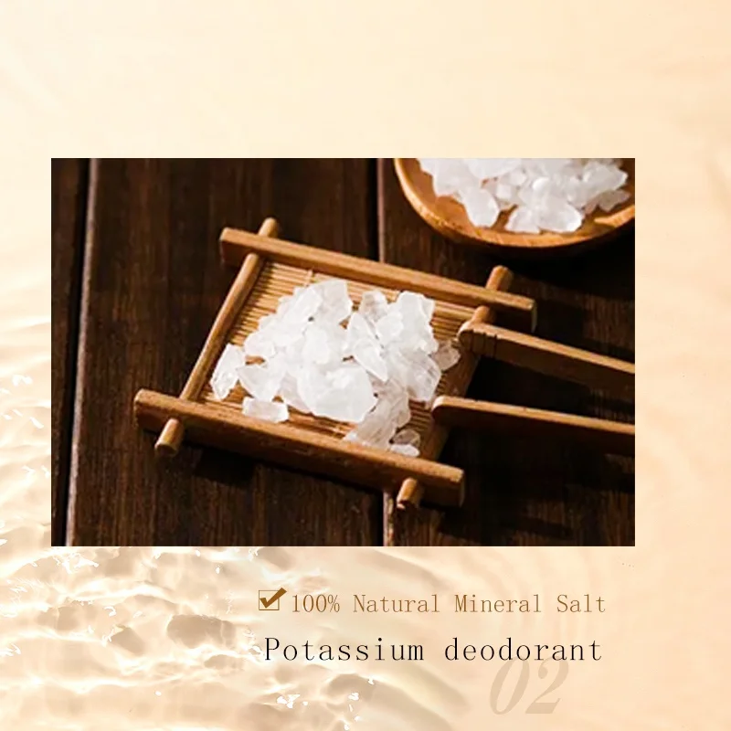 MAGICARE 60G curmin Alum Stick Potassium Alum Block Antiperspirant Stone Crystal Deodorant Natural Underarm piedra de alumbre