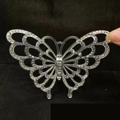 Свадебная композиция, воздушное потолочное украшение, подвеска, кристально прозрачное акриловое украшение в виде бабочки