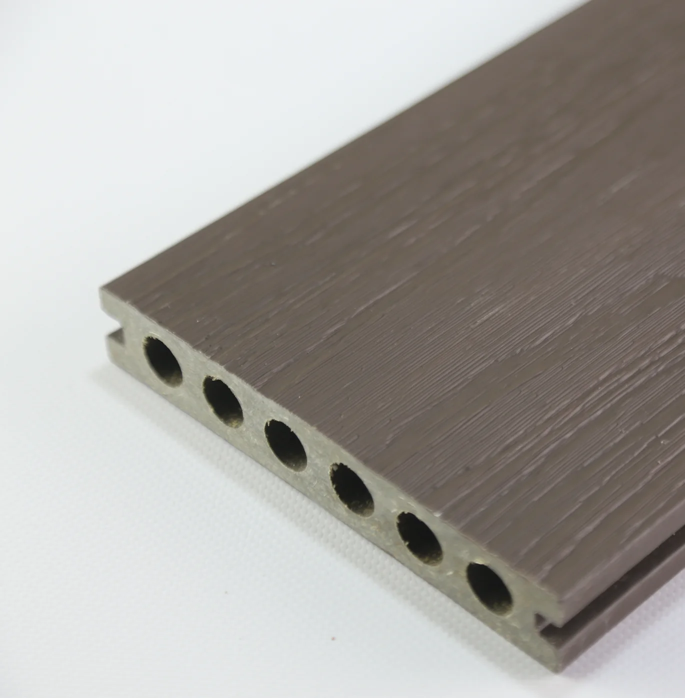 Nature fibre bio composite  Eco friendly long lasting outdoor interlocking wood plastic composite boards joist tiles WPC decking