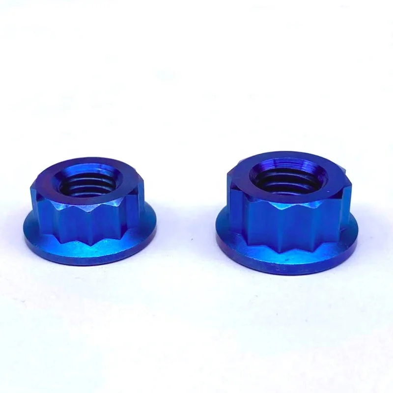 M8 m10x1.25 титановая 12-точечная гайка для звездочки колеса мотоцикла BBS RCS рычаг