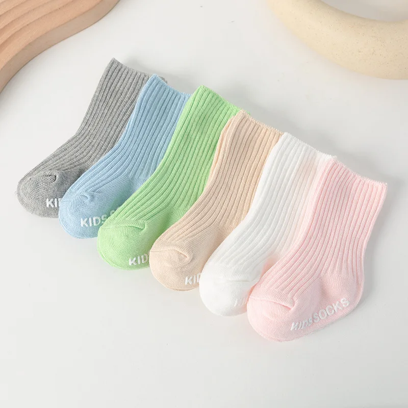 High Quality Multicolor Soft Infant Toddler Socks Organic Cotton Grip Kids Socks Anti Slip Socks For Children