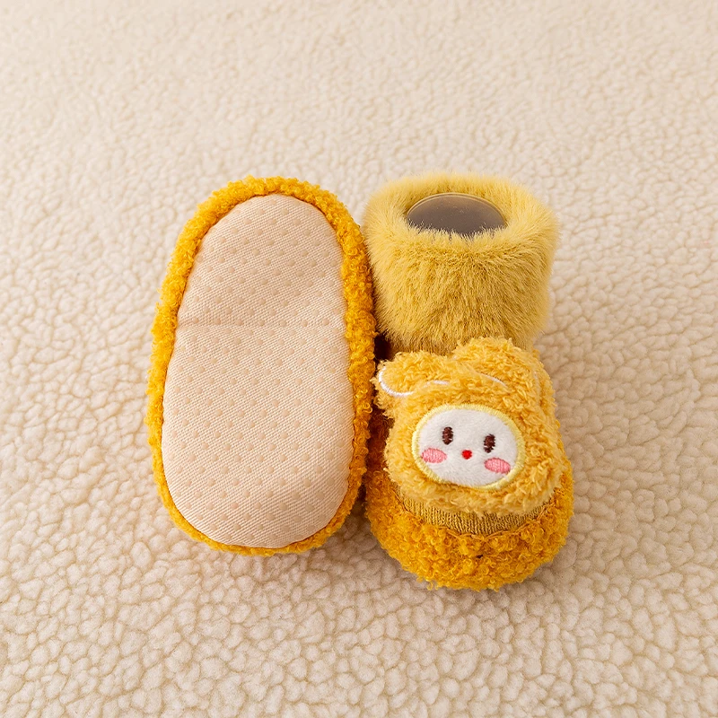 wholesale baby shoe socks rubber sole cartoon non slip floor children baby socks shoe for kids