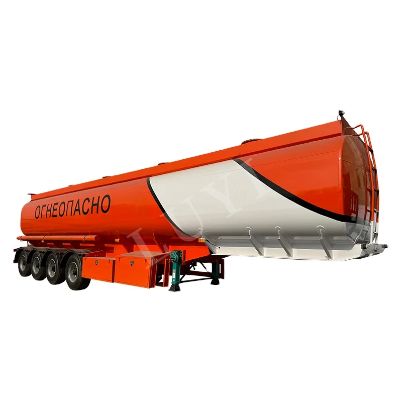 New 50000-Liter Fuel Tanker Semi-Trailer Steel Oil/Gasline Tanker with 12r22.5 Tyre for Sale