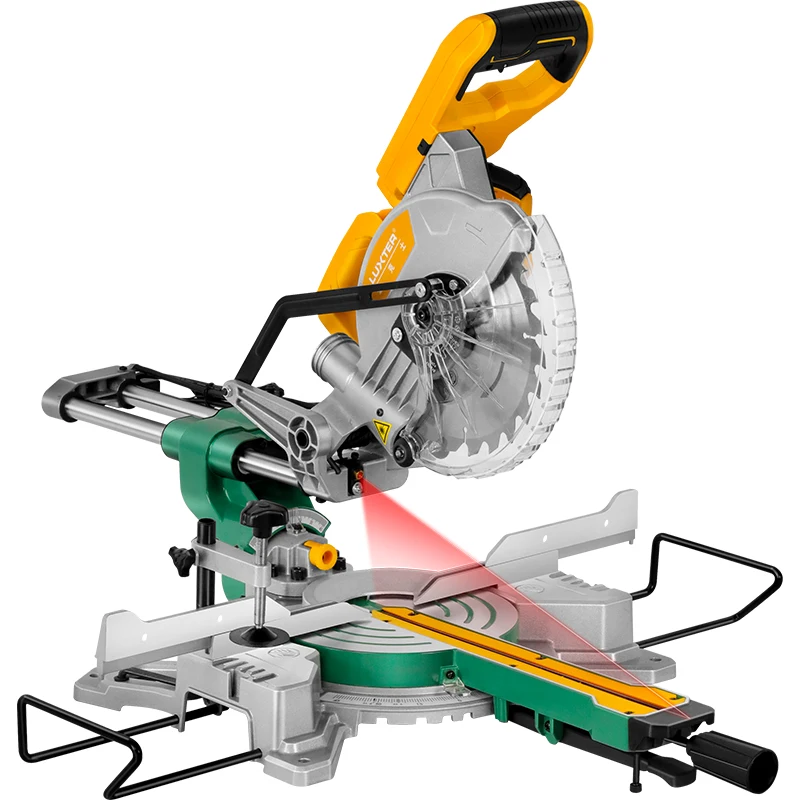 NEW  210mm 1800W Double Sliding Miter Saw Woodworking bench top miter saw