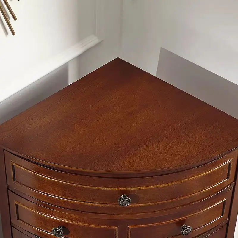 Newest Modern Design Corner Wood Cabinet Home Furniture