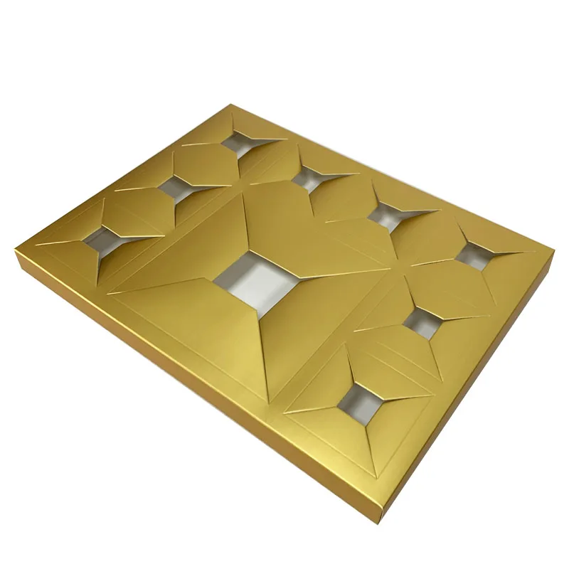 Wholesale Matte Gold Card cake paper tray disposable dessert tray fruit paper tray