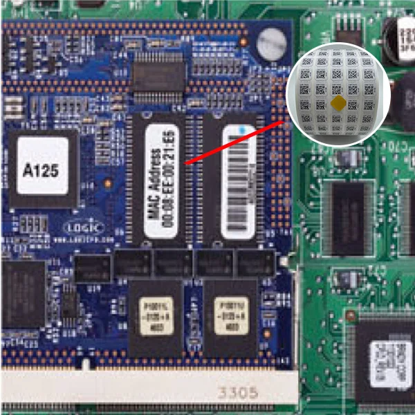 Custom High-Temperature Resistant Pcb Label  Thermal Transfer Technology PCB Circuit Board Labels