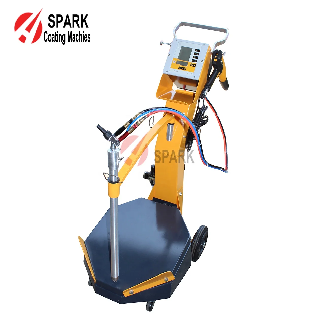 OptiFlow Injector Gema Powder Coating manual electrostatic gun and automatic powder gun reciprocator PG2-A GM04 Manual Nozzle NS