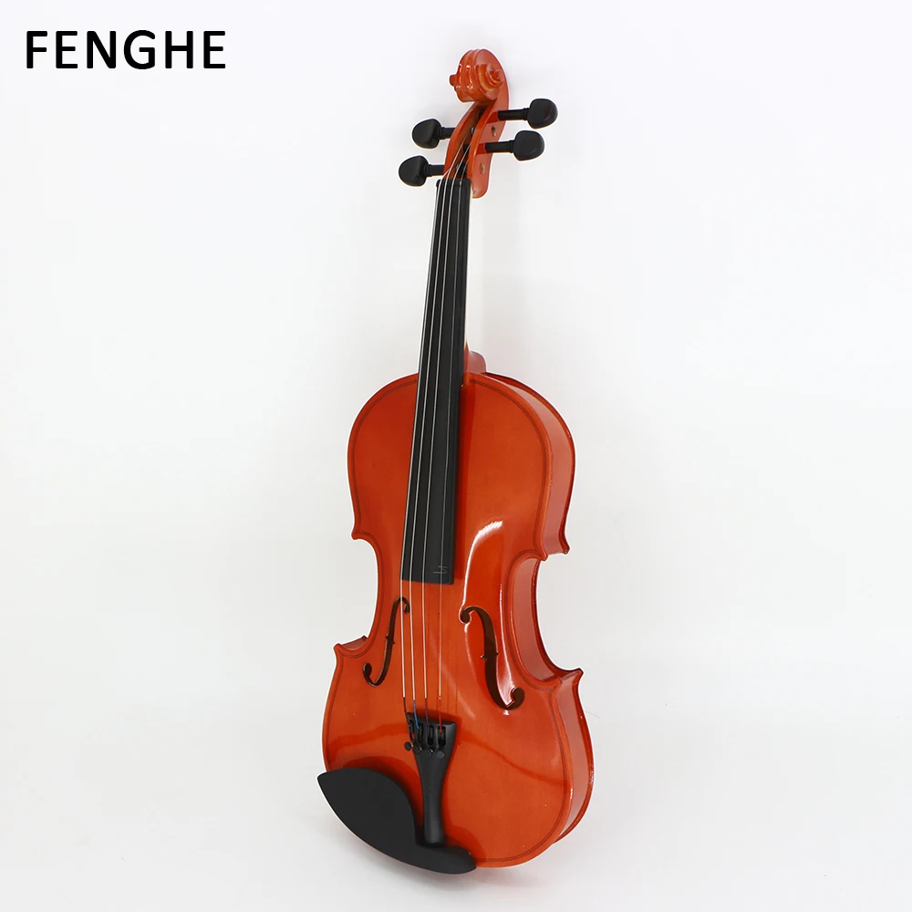 HV01A Factory Price Handmade Maple Acoustic Professional Violin 4/4 With Foam Shaped Case and Kits
