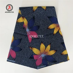 Новейшая простая африканская Нигерия анкарская ткань восковая печать Золотая восковая ткань