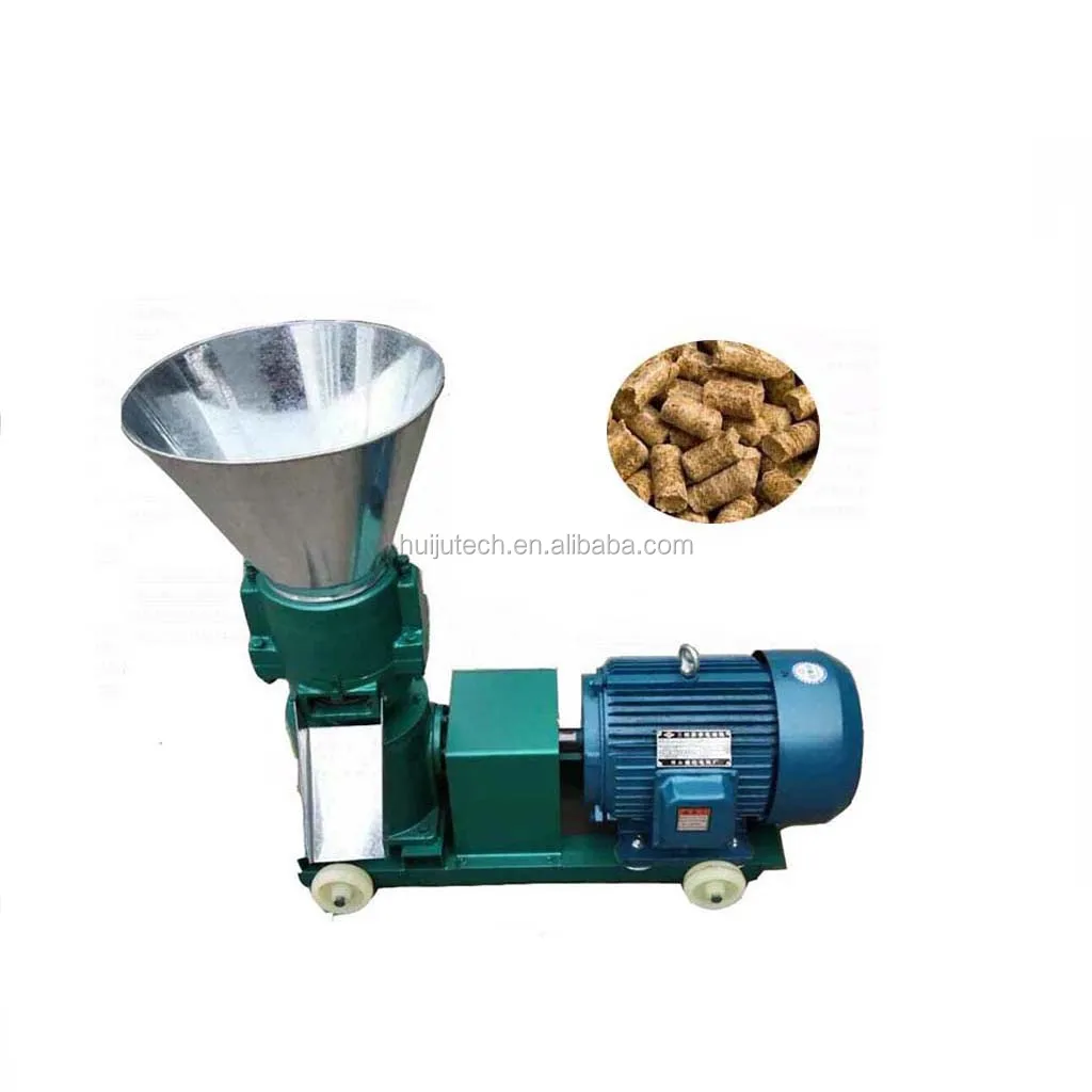 Automatic 100kg/hour Animal feed pellet mill/pelletizing machines