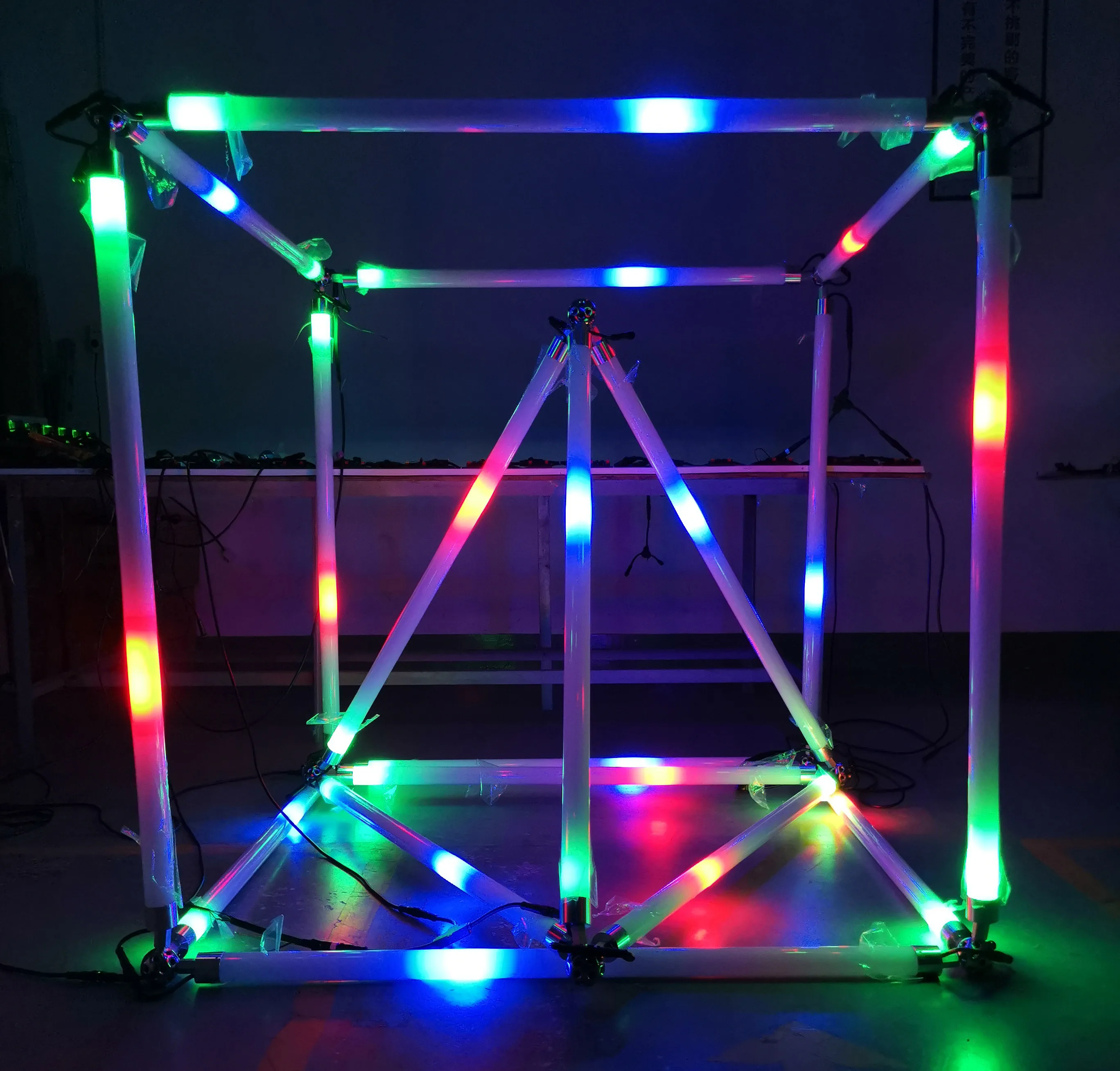 Full color dmx rgbw 12W digital led tube for Indoor outdoor lighting