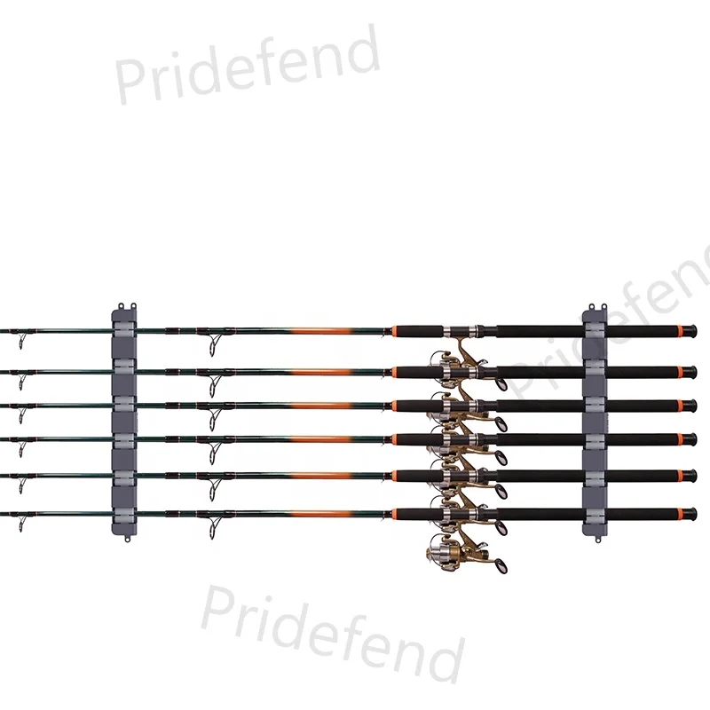 Fishing Rod Holder for Garage Fishing Pole Rack Fishing Rod Storage Wall Mount Rack