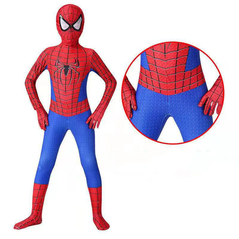 Red Black Spiderman Costume Spider Man Suit Spider-man Costumes Children Kids Spider-Man Cosplay Clothing halloween costume