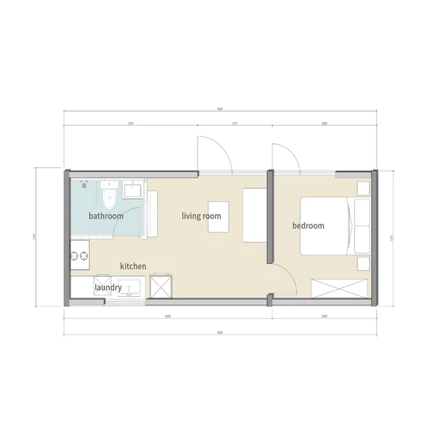 Фабрика дешевая цена виллы двери дома контейнерный Дом Роскошный