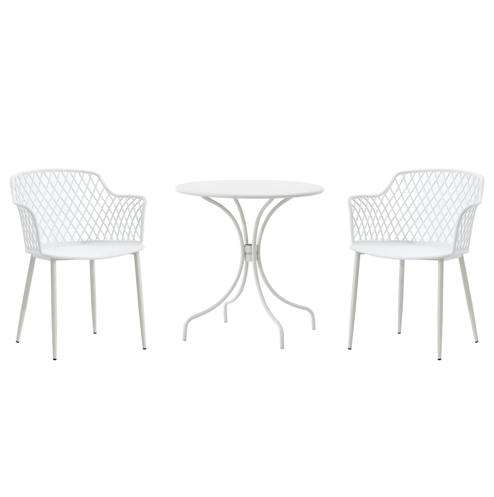 Outdoor Indoor Garden Set Chair Seat Dining Coffee Table Beer Park Picnic Table and Bench Street PP Steel frame