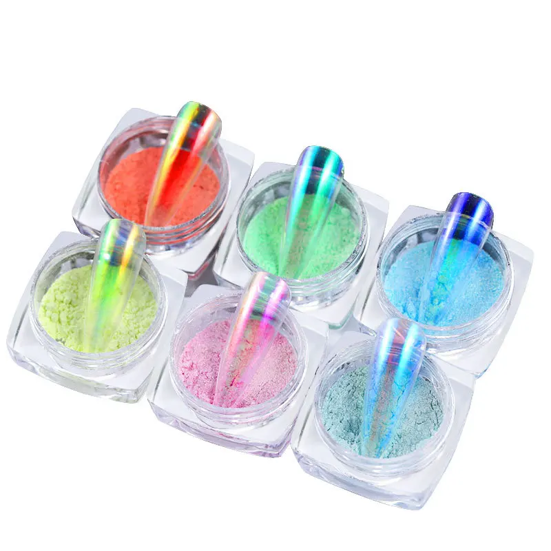 High Quality Professional Wholesale Nail Supplies Magic Pure Color Chrome Nail Art Acrylic Polish Powder In Jar Package