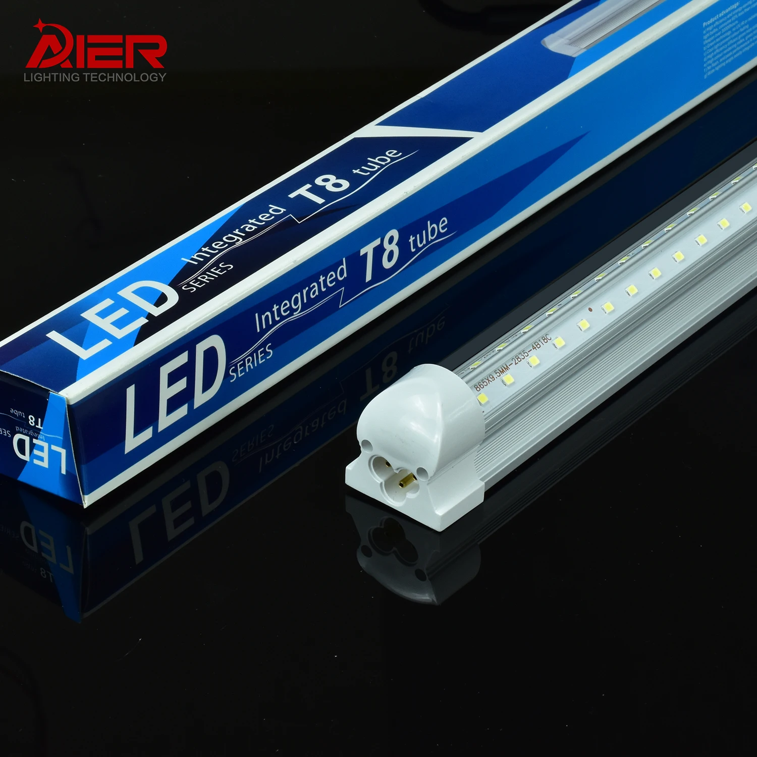 
Zhongshan AIER Super Bright Indoor Lighting G13 2FT 3FT 4FT 5FT 8FT T8 Glass Led Tube Light 
