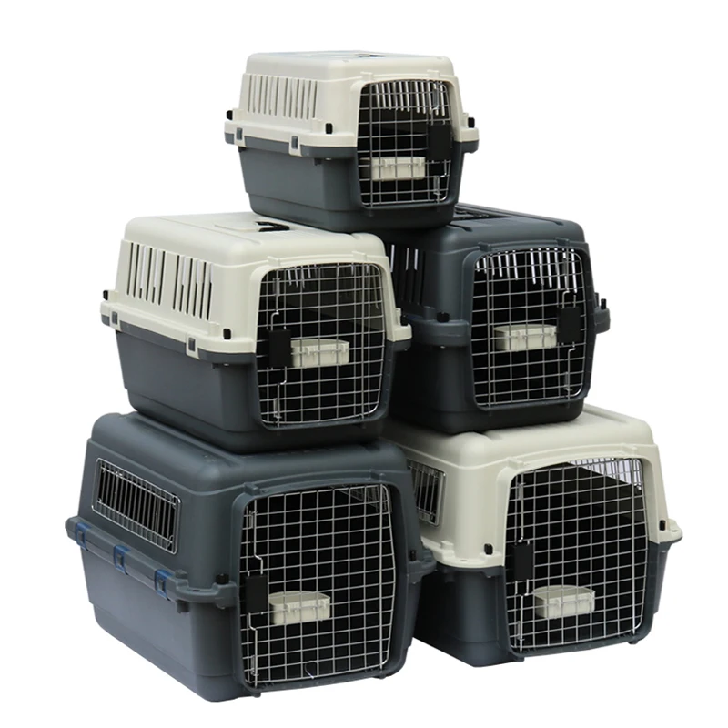 Best Selling Small Animal Dog Travel Carrier Cage Small Flight Plastic Pet Carrier big dog cages for sale outdoor