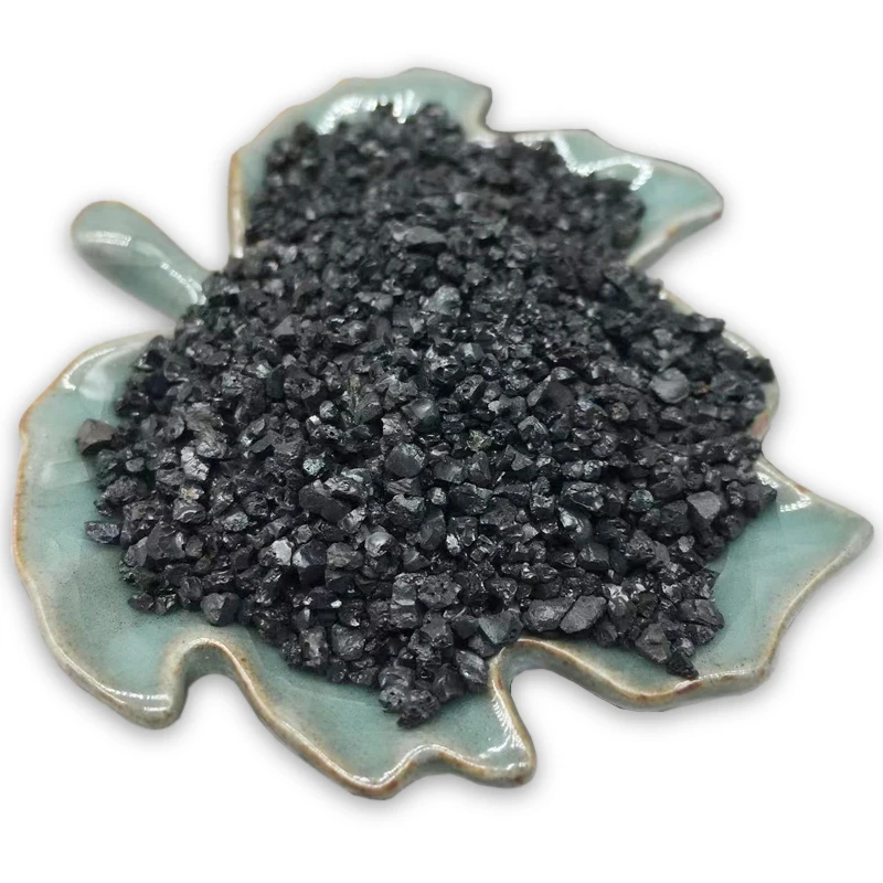 Black emery wholesale metal surface sandblasting rust wear-resistant floor material brown corundum manufacturers emery
