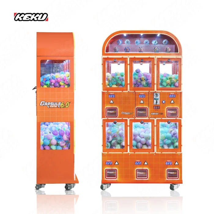 Кеку настраиваемый дозатор gachapon машина для изготовления капсул шариков двухслойный торговый автомат Gacha с напольным шкафом