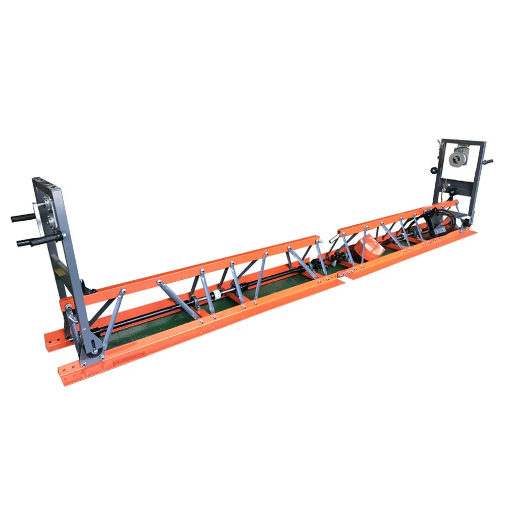 Engineering machinery 4 to 18 m road construction equipment of engine vibration concrete truss leveling machine