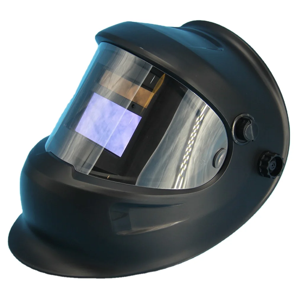 Custom large view size 4 sensors best quality iron man face eye protection auto darkening helmet