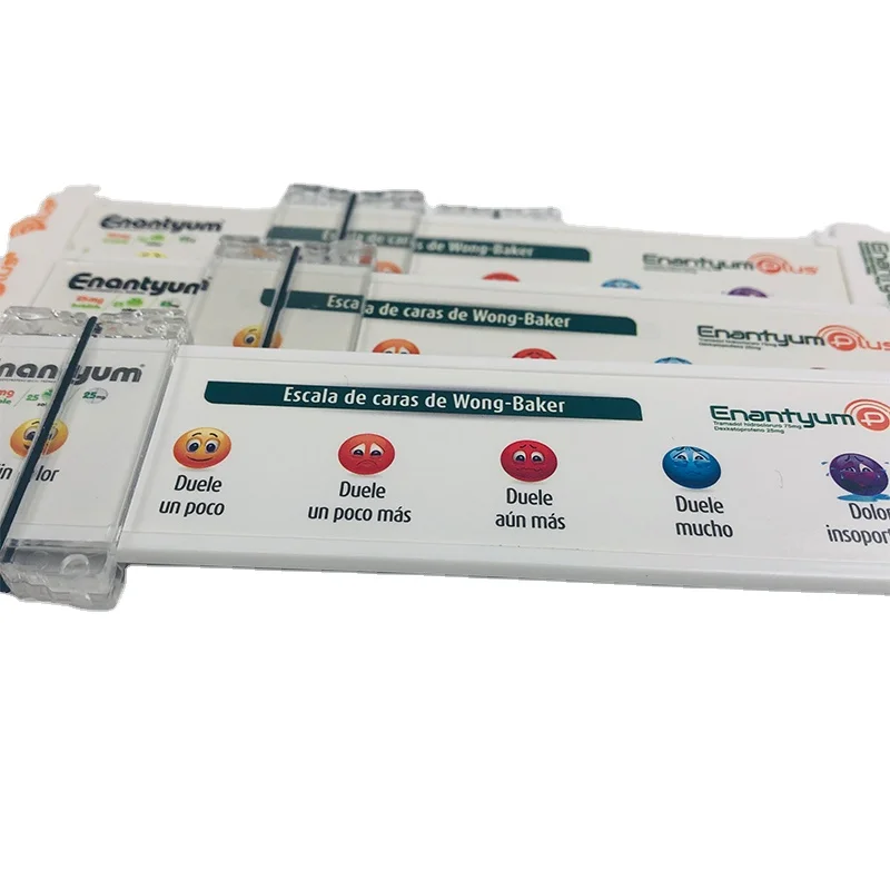 
Hospital Plastic Pvc Custom Medical Pain Scale Ruler Pain Ruler 