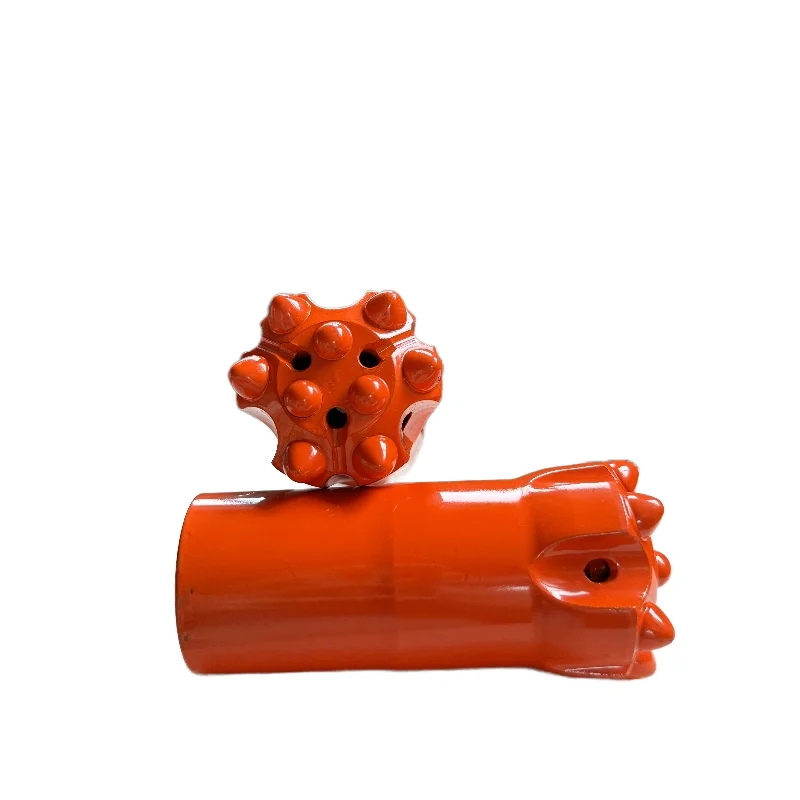 51R35 Threaded Rock Drill Button Bit New Carbide and Steel Drill Tool for Quarrying Mining Forged Processing for Coal Mining