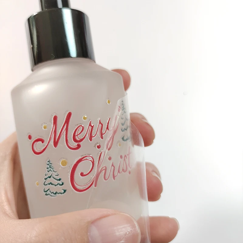 Custom Logo customized printing decal water transfer stickers uv transfer stickers uv 3d letters transfer stickers