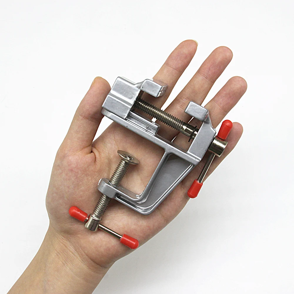Mini Table Vise with Clamp for Jewellers Hobbyists DIY Crafts Model Building for Mini Drill Rotary Tool