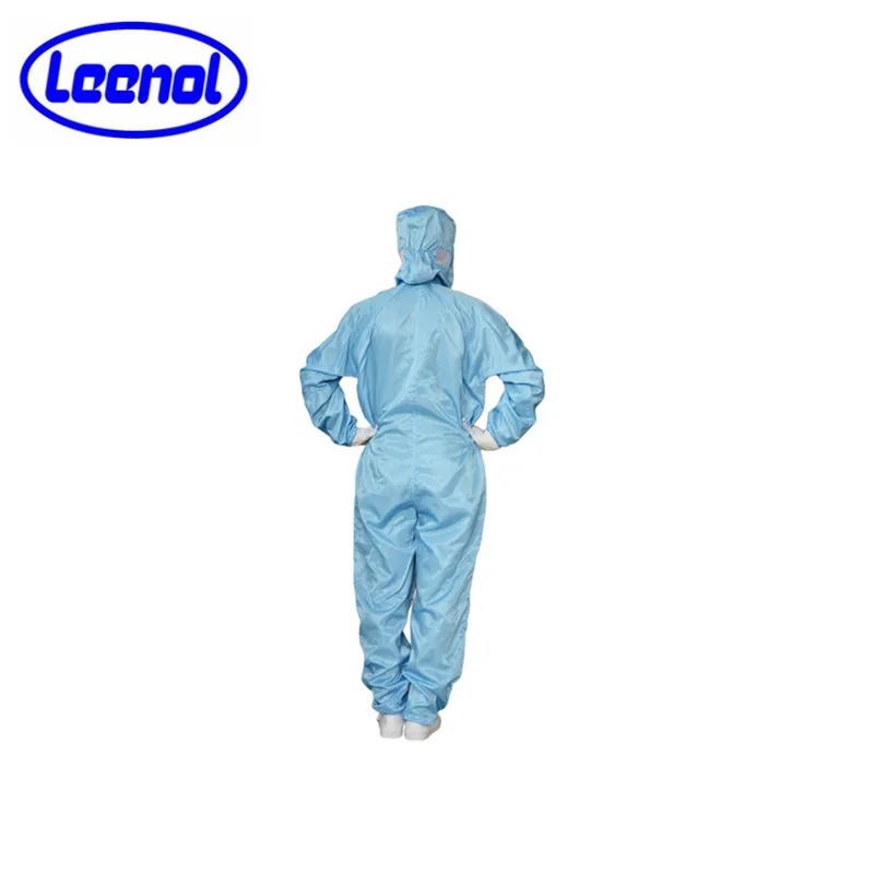 Leenol Esd Antistatic Reusable Electronics Workwear Cleanroom Work Clothes Uniform Dust Free Coverall