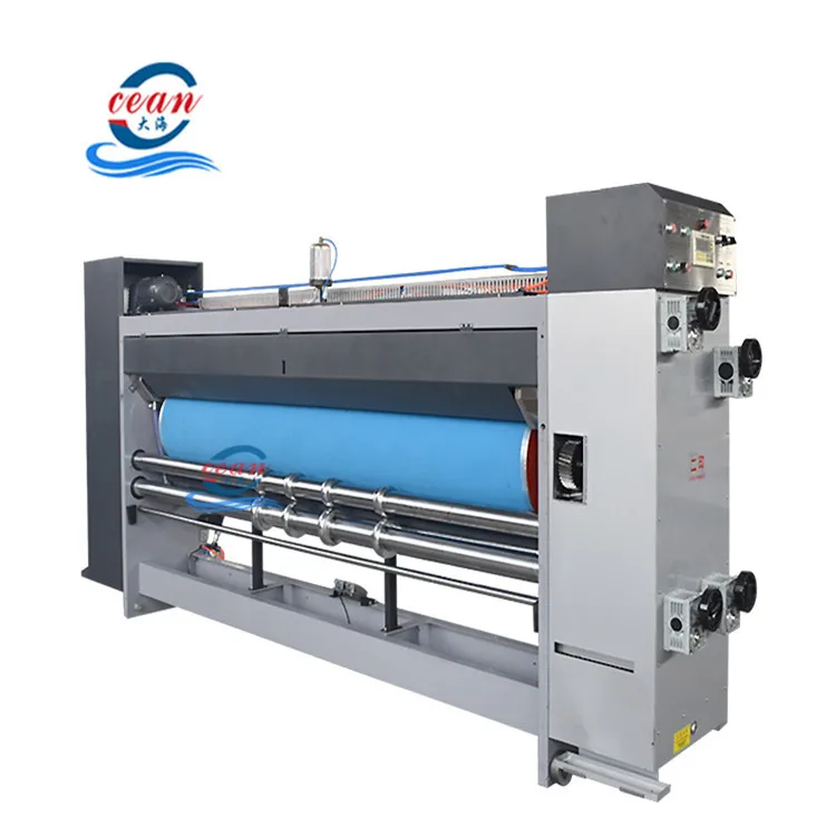 Ocean Automatic 2 Colors Printing Slotting Die Cutting Machine Printer Machine Corrugated Box Making Machine