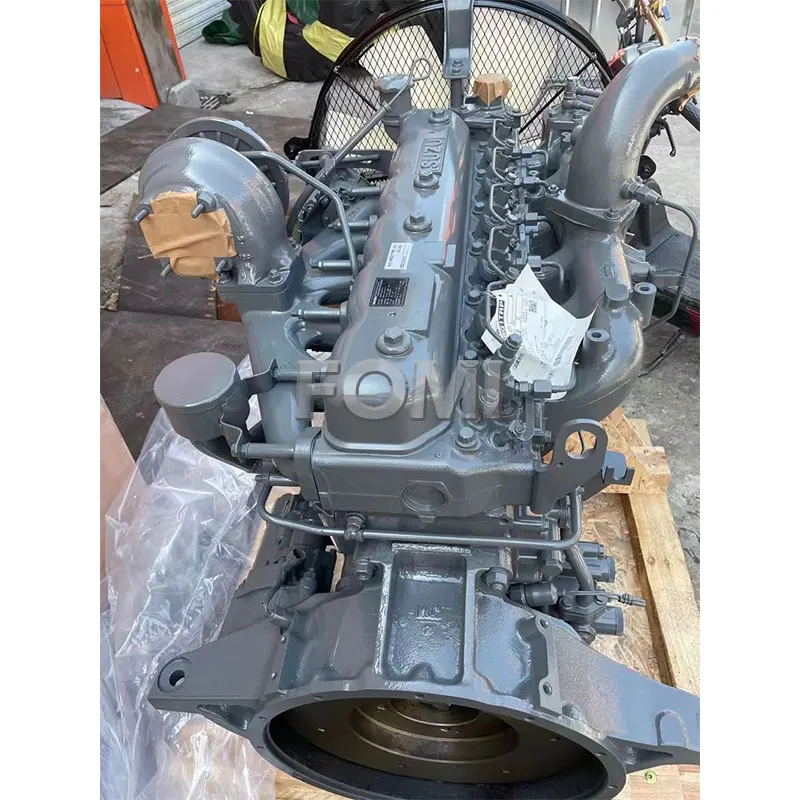 FOMI 6BG1 Engine Motor Used ZX200 SH200 Excavator Parts Diesel 6BG1T Engine Assembly For ISUZU 6BG1 Engine