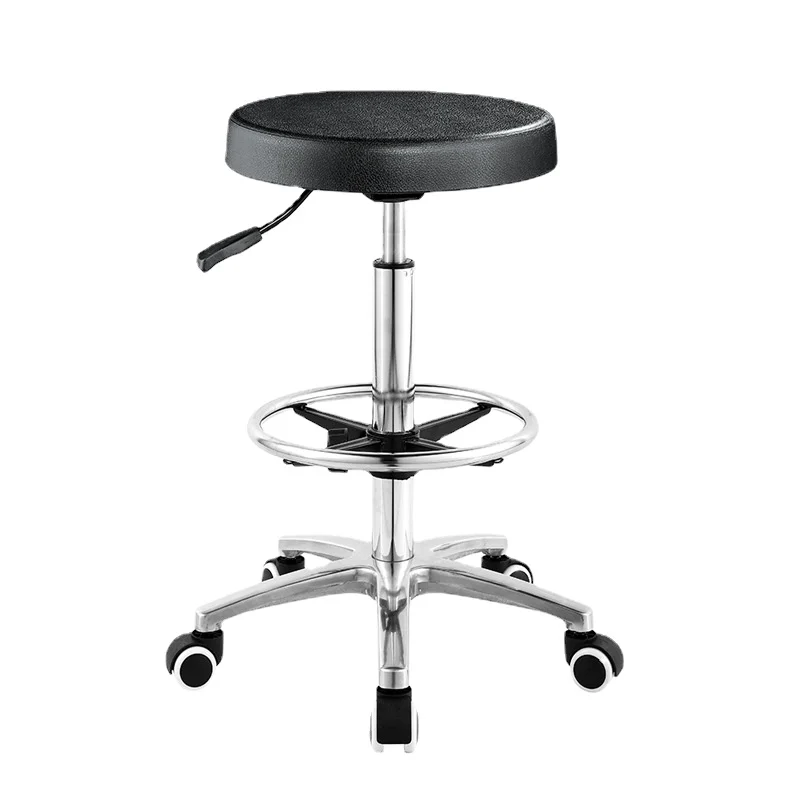 furniture for laboratory medical stool chair saddle chair for lab hy6005 black adjustable pu foam anti-static esd chair