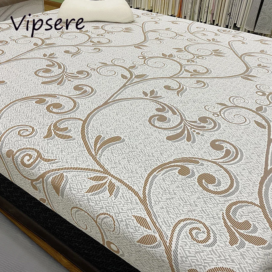 Wholesale customized anti-wrinkle knitted sofa mattress jacquard fabric