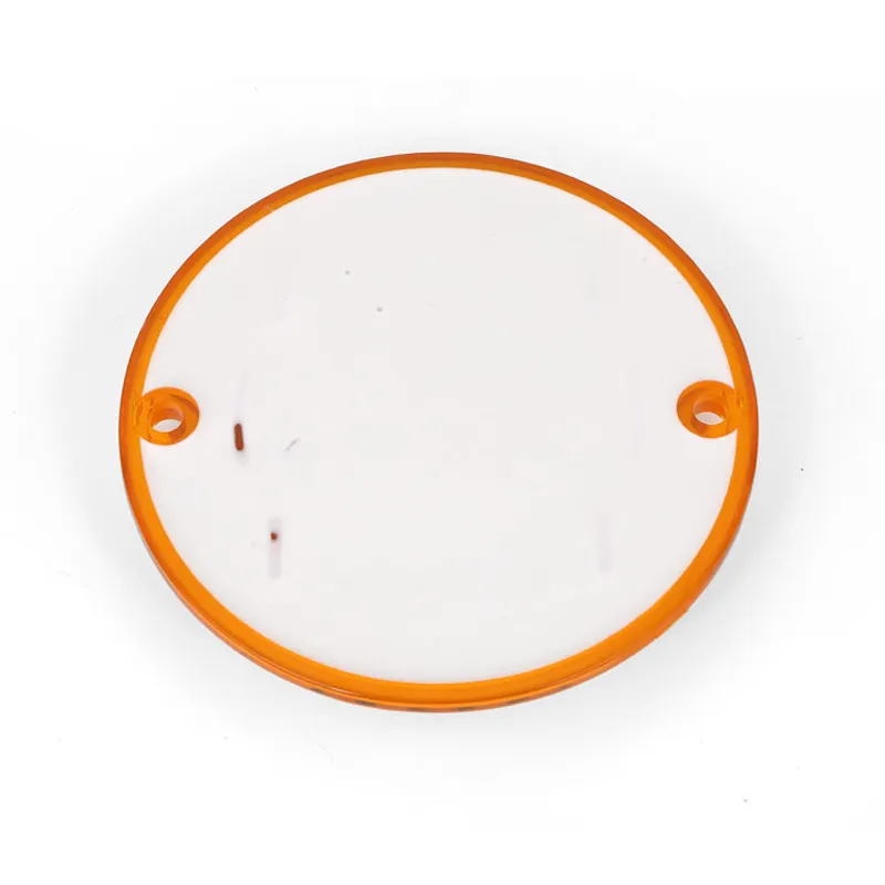 8 LEDs PC Material Housing Traffic Warning High Pressure Resistance Shell Round Pavement Marker Light Flashing Solar Road Stud