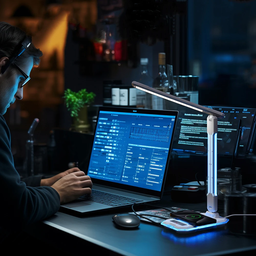 Быстрая Беспроводная E-SPORTS Wilit 10 Вт светодиодная Светодиодная лампа с Usb-выходом