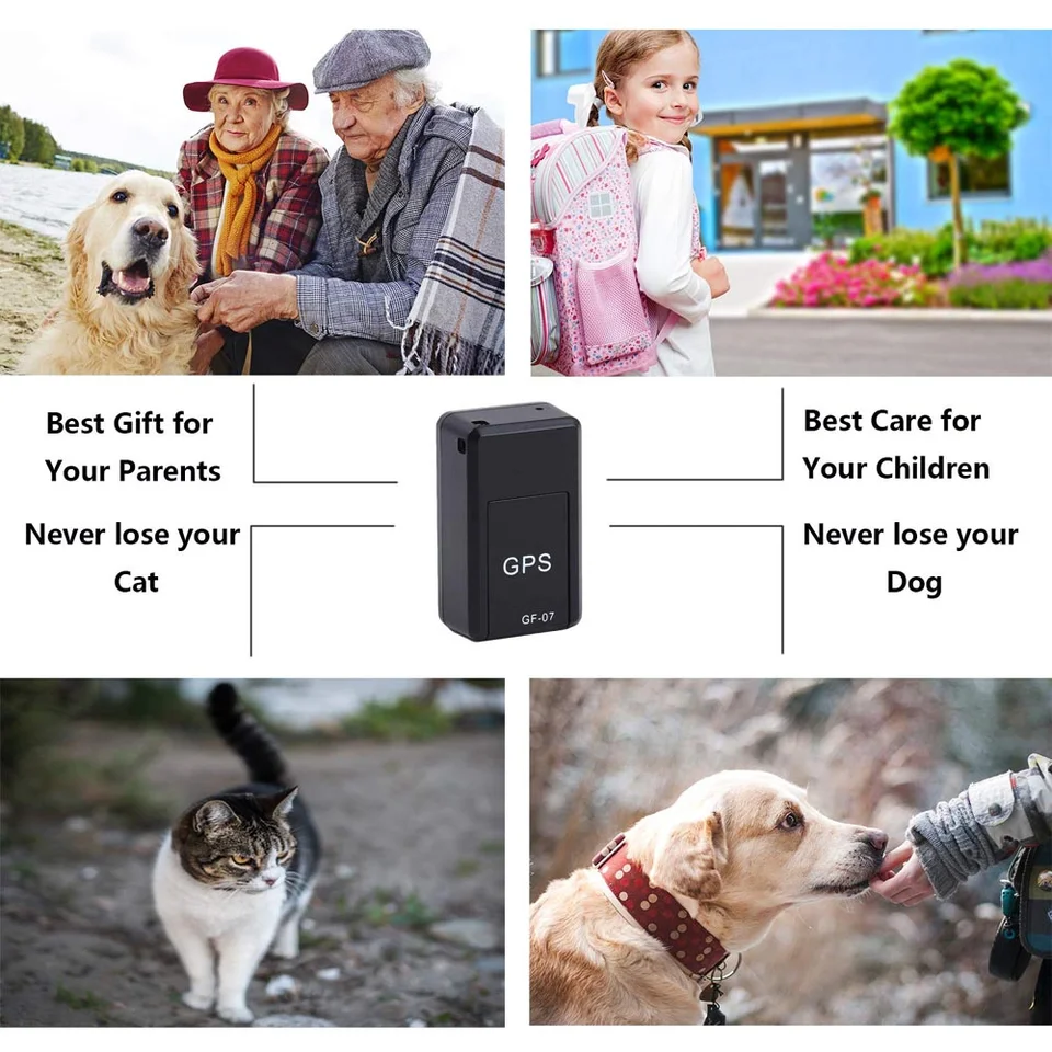 GF07 Mini Small Size Personal Car GPS Locator Anti Lost Recording Tracking Device Locator Magnetic Vehicle GPS Tracker For Pet