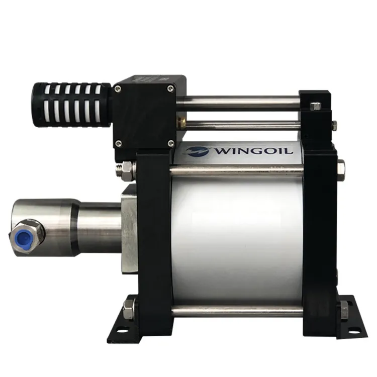 2000-3200 Bar Output Ultra High Pressure Pneumatic Liquid Booster Pump For Water hydrotest Machine