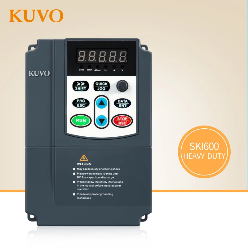 Heavy Load 380V Three Phase 0.75kw 1HP VFD Variable Frequency Drive Inverter for Motor Speed Control