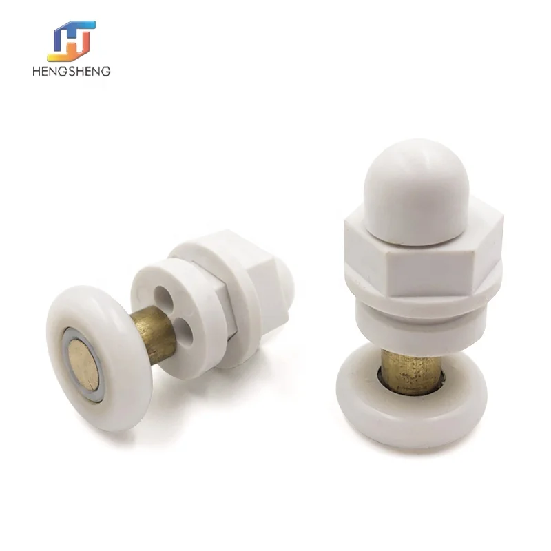 French style design shower glass sliding door nylon POM eccentric antirust bearing roller wheel