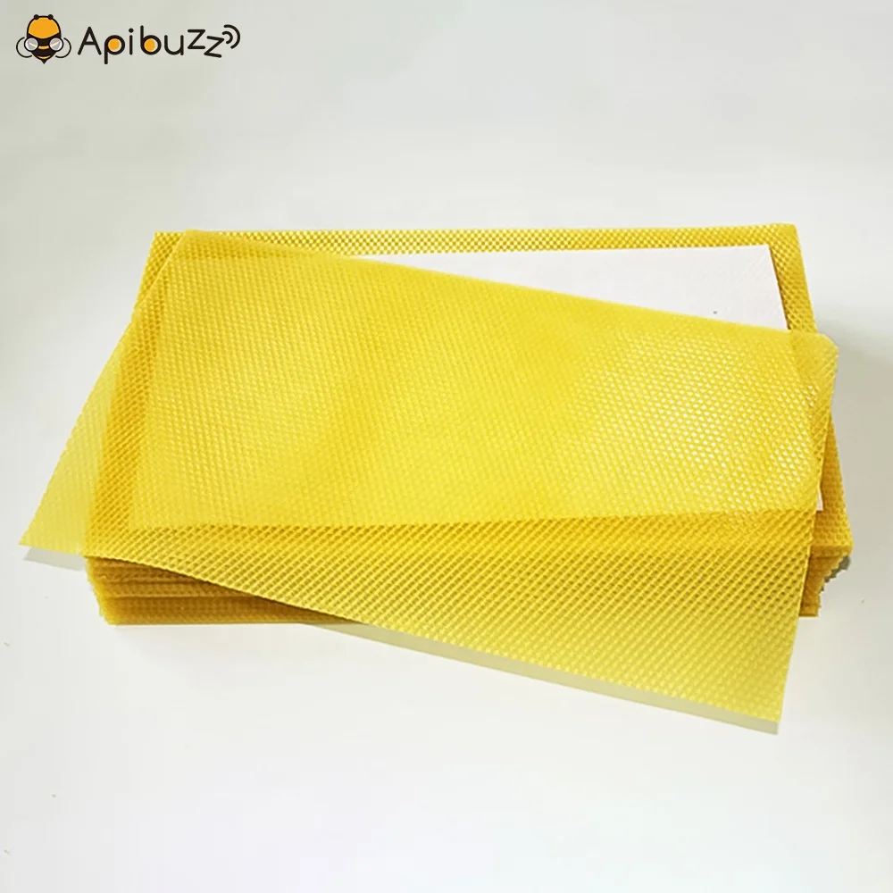 Langstroth Natural Beeswax Honeycomb Foundation Sheet Beekeeping Bee Wax Apiculture Equipment Beekeeper Tool Supplies