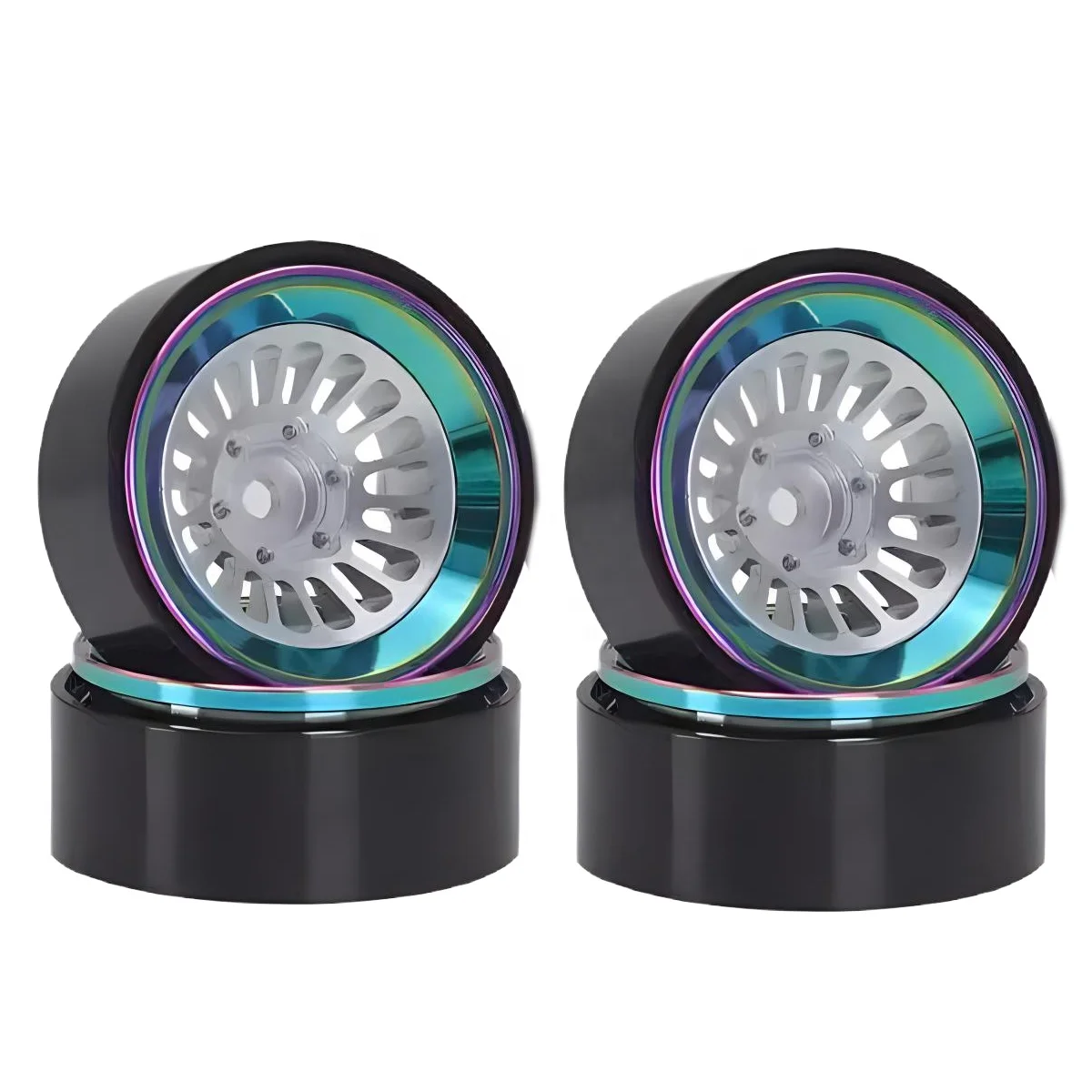 1.3 inch CNC aluminum wheel hub suitable for TRX4M SCX24 1/24 1/18 RC Car