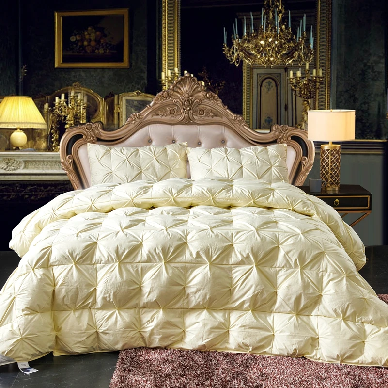 Goose down Luxury Thickened Warm Skin Friendly Comfortable Quilt for Autumn and winter fur quilt