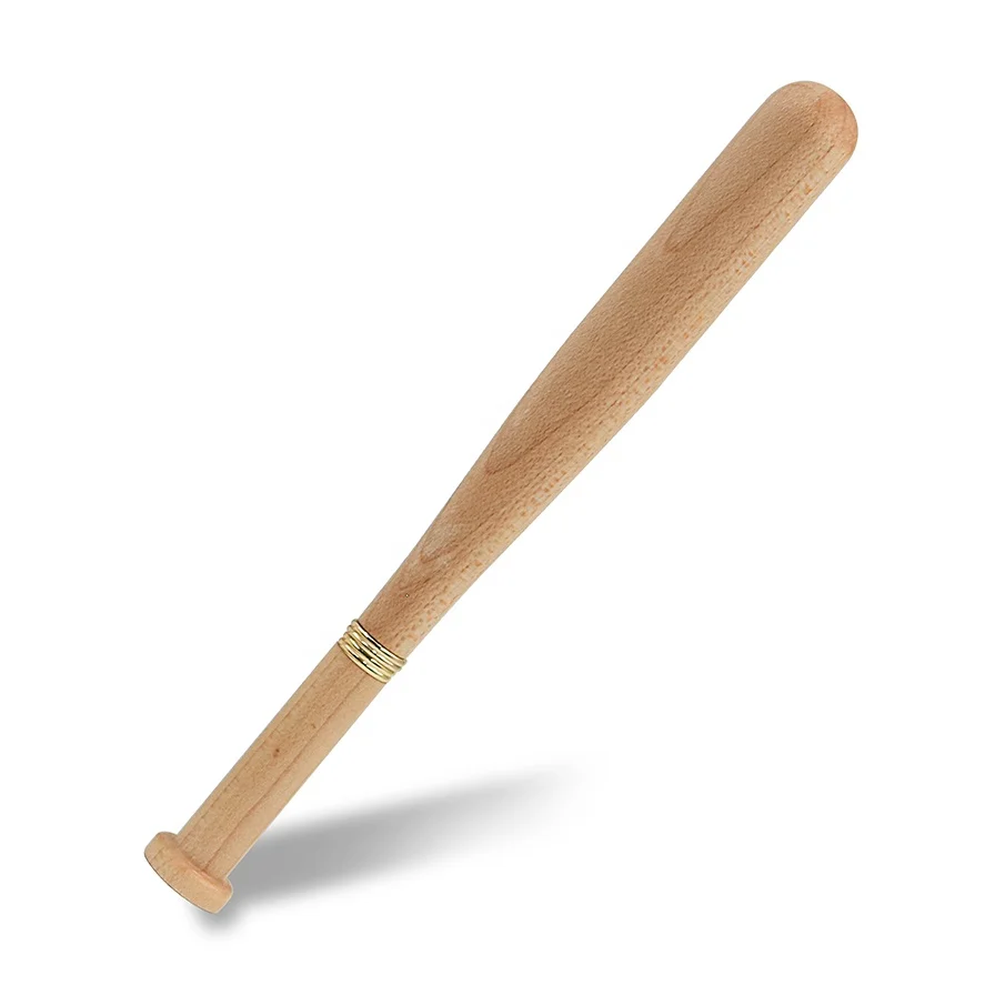 Classical Vintage custom logo wooden pen bat pen business gift baseball pen