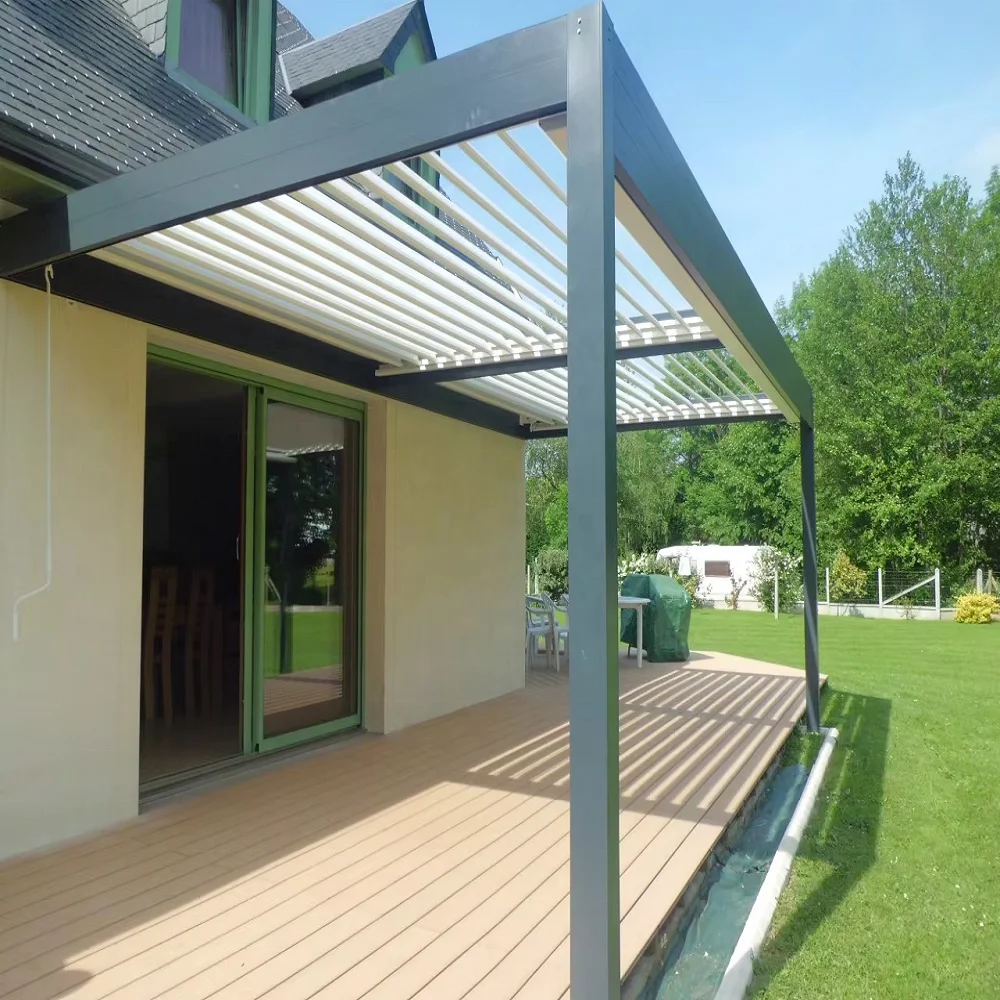 2-20% Discount Freestanding Metal Arches Deck Canopy Electric Awnings  Garden Gazebo Bioclimatic Louvered Aluminum Pergola Kits