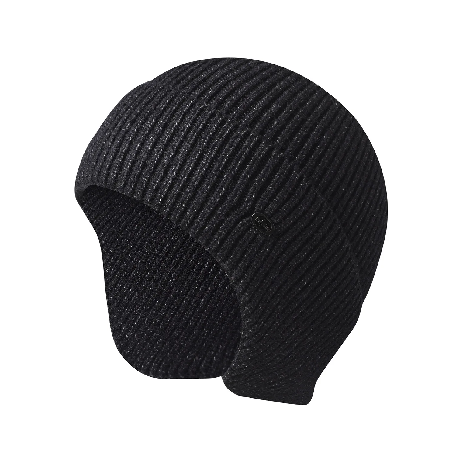 Winter Knit Ear flap Hat Beanie Hat with Fleece Lined Knit Hat Women Men