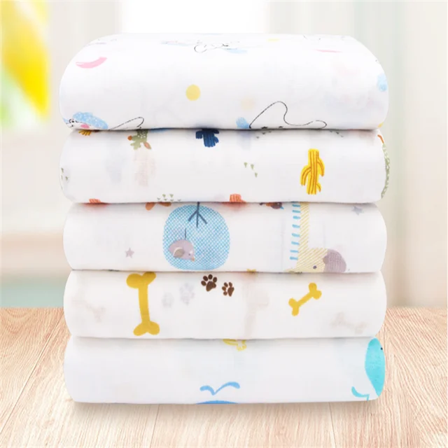 Baby diaper fabric 100% cotton muslin fabric