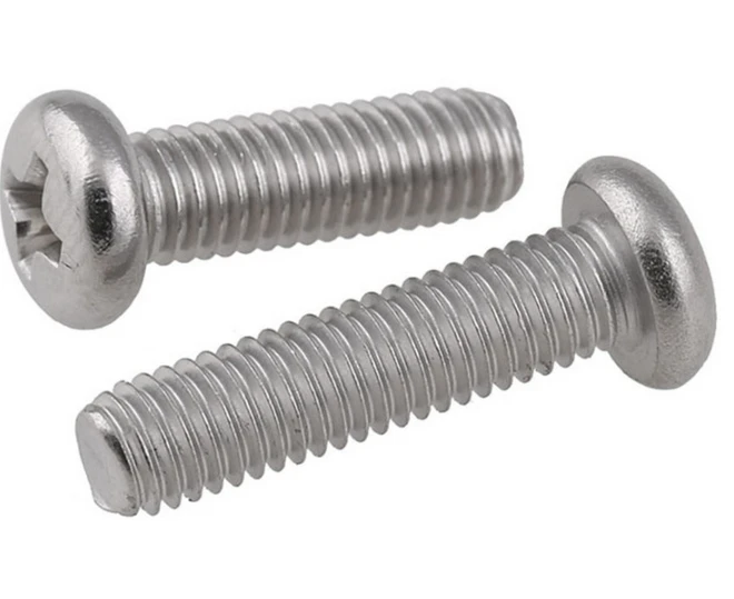 Factory direct stainless steel fasteners bolts 6#-32 8#-32 Stainless steel 304 US made Phillips pan head machine screws